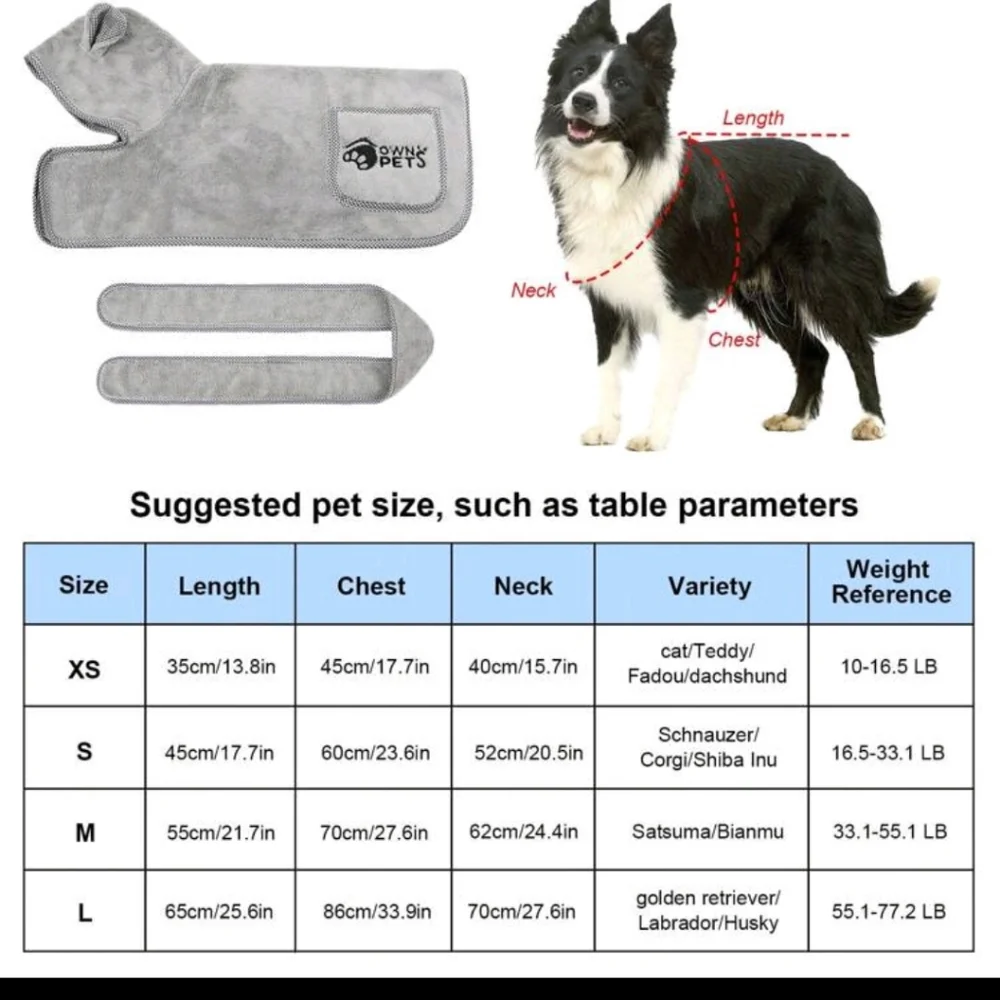 Pet towel/robe